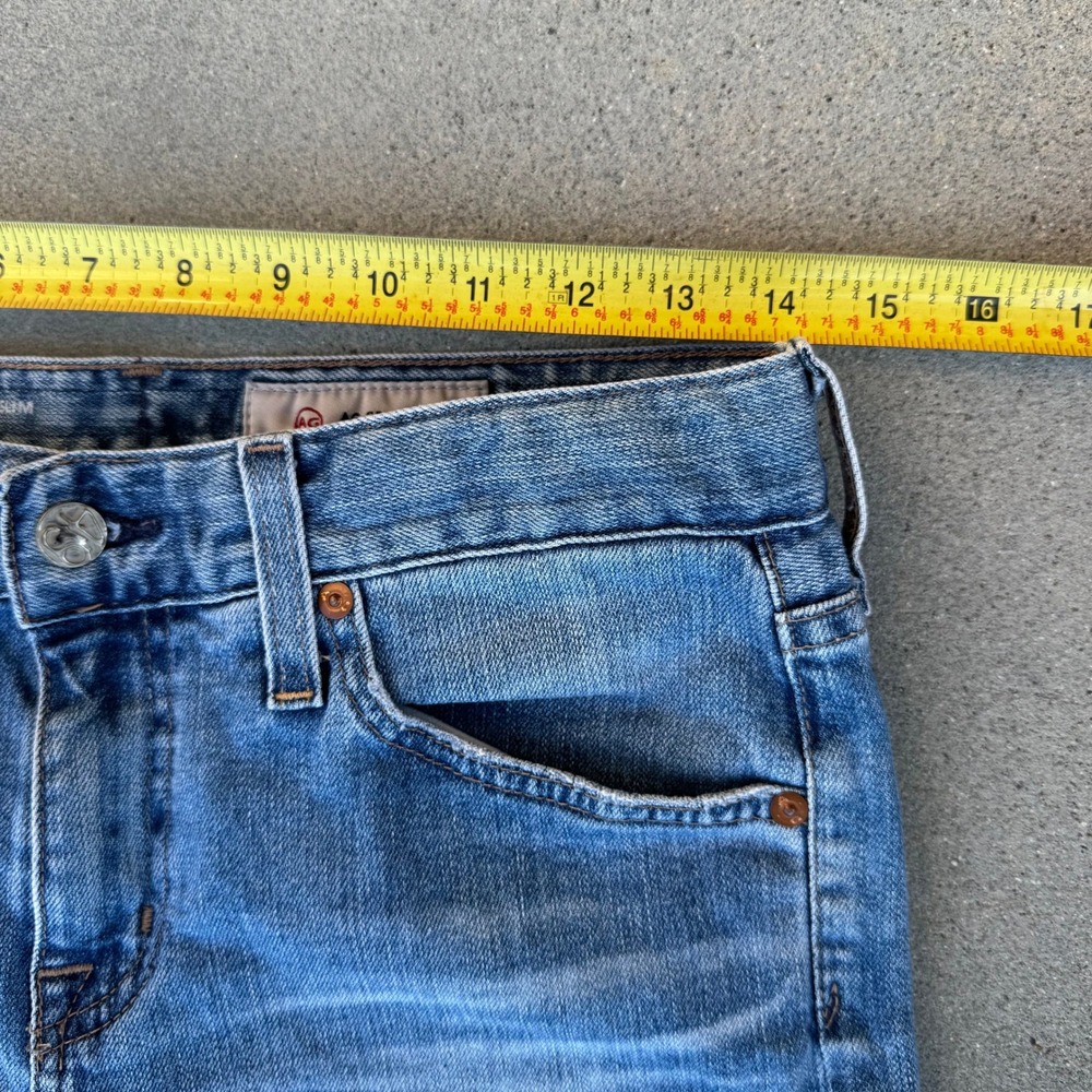 AG Adriano Goldschmied The Ex-Boyfriend Slim Distressed Blue‎ Jeans 26R - Picture 8 of 13